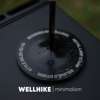Wellhike kamping svjetlo s LED, USB punjivo, 5V, 3W, dodirni prekidač