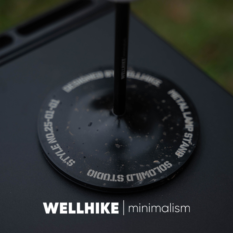 Wellhike kamping svjetlo s LED, USB punjivo, 5V, 3W, dodirni prekidač