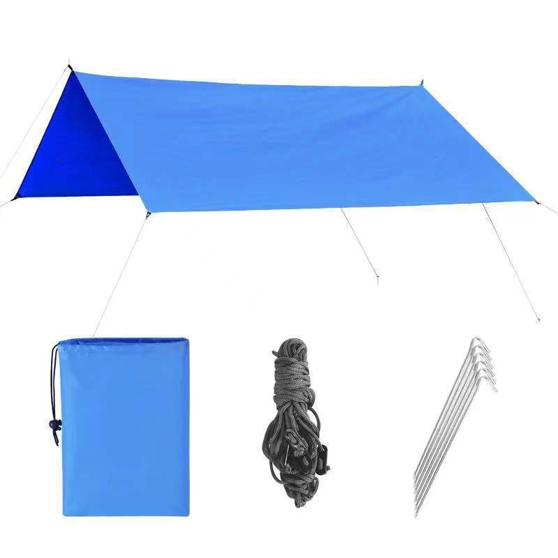 Youyou kültéri árnyékoló sátor — esőálló, UV védelem, négyzet alak, poliészter anyag, belső oxford szövet, vízállósági index 1000