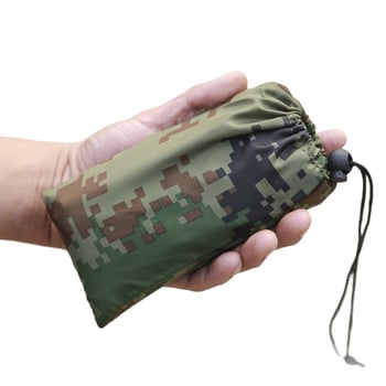 Kültéri többfunkciós négyzet alakú sátor, poliészter ponyva, vízálló, ezüst bevonattal