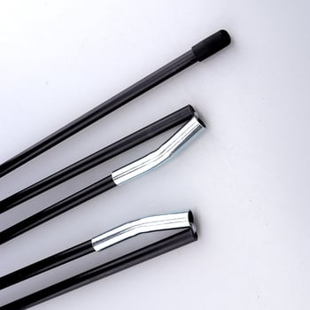 Suport pentru cort cu tijă din fibră de sticlă și accesorii din plastic, pliabil, design îngroșat