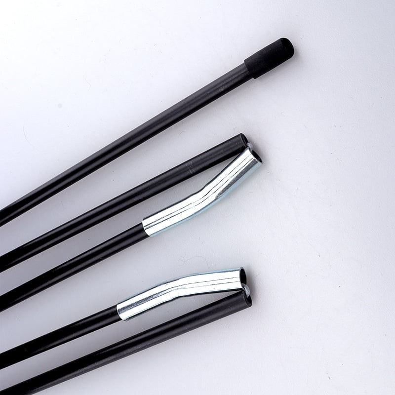 Suport pentru cort cu tijă din fibră de sticlă și accesorii din plastic, pliabil, design îngroșat