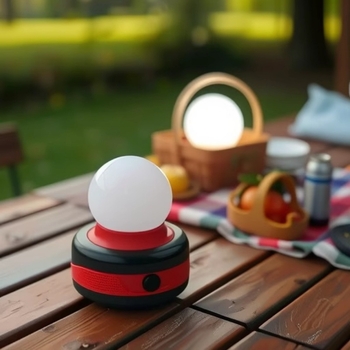 LED kamp lampica, napajana baterijom, 1V, 1W, prekidač na gumb