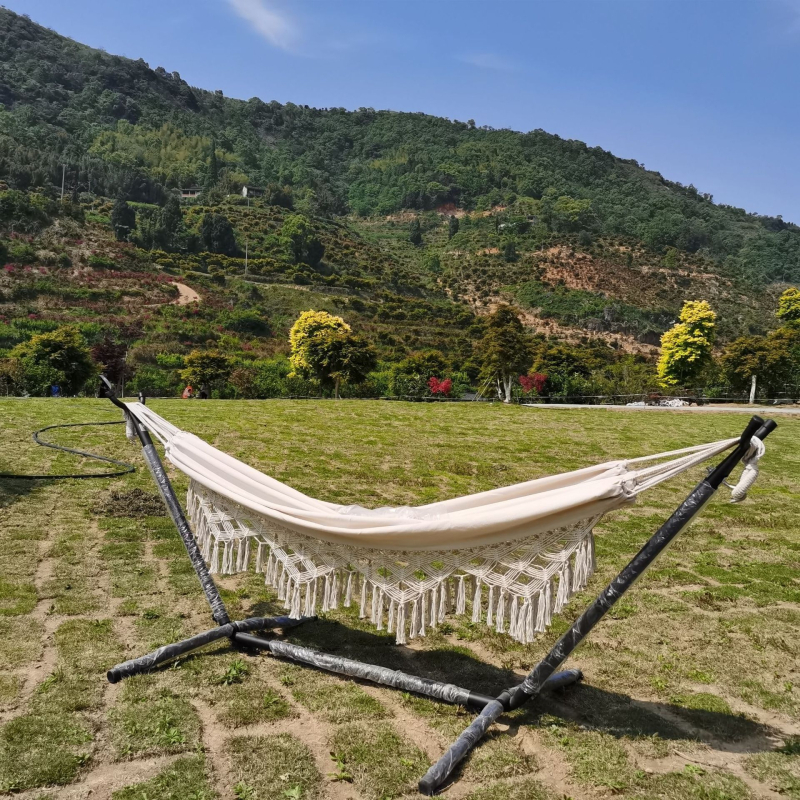 Vászonfüggőágy, 300 kg teherbírás, 2 kg súly, tartóelem nélkül