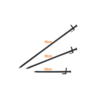 SkyCamping Σταθερά αγκύρια γείωσης για σκηνές και καλύμματα — Χάλυβας άνθρακα, 220 g