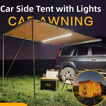 Chaoye SUV bočný súprava nástrojov pre stan s Tiger Claw crossbar, karbónová oceľ; kompatibilný s príslušenstvom stanu so zipsom a hliníkovými skeletmi