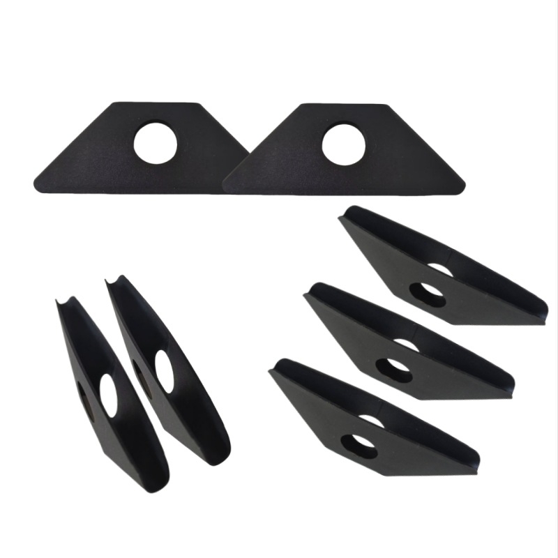 Accesorii pentru cort: colț trapezoidal fix, prelata de ploaie, clemă din plastic, margine din pânză