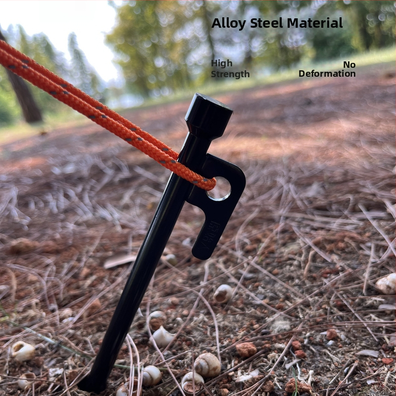 Stanové a plachtové kolíky — ťažké zo zliatiny ocele, odolné voči vetru, na kempovanie v prírode