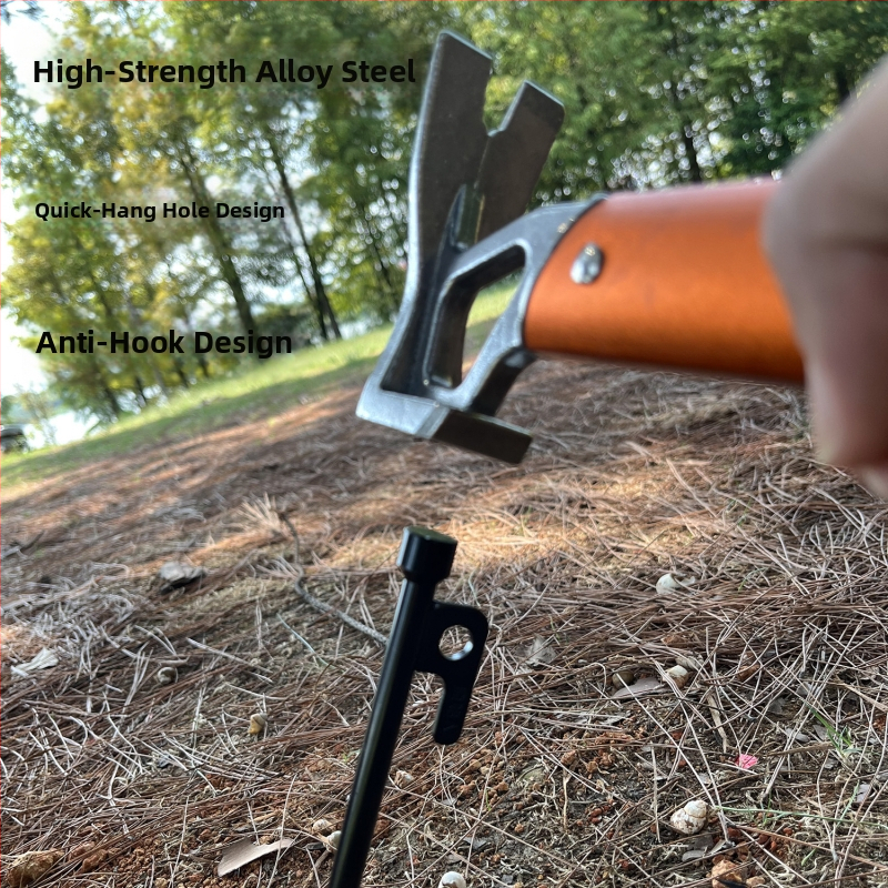 Stanové a plachtové kolíky — ťažké zo zliatiny ocele, odolné voči vetru, na kempovanie v prírode