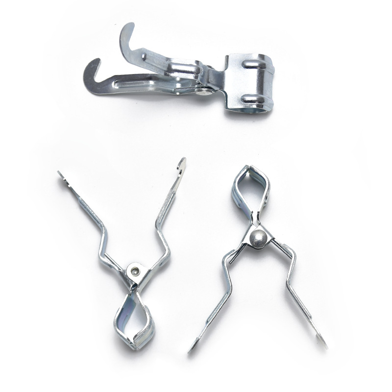 Αξεσουάρ σκηνής: Πολυλειτουργικά κλιπ για ρούχα, μεταλλικοί σφιγκτήρες, κλιπ για κρεμάστρες ράβδων — Q235 σίδηρος, 56 g, Flying Waves