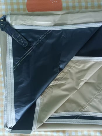 Árnyékoló ponyva sátorhoz, 210D Oxford anyag, vízálló 2000 mm, négyszögletes formájú