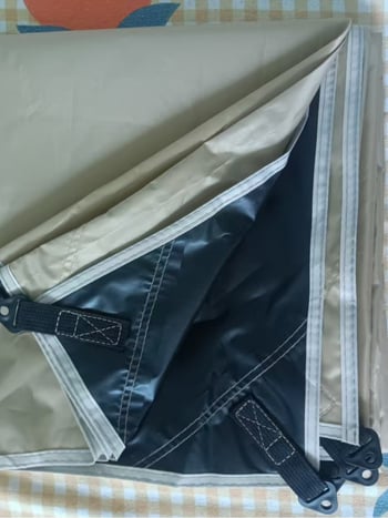 Árnyékoló ponyva sátorhoz, 210D Oxford anyag, vízálló 2000 mm, négyszögletes formájú