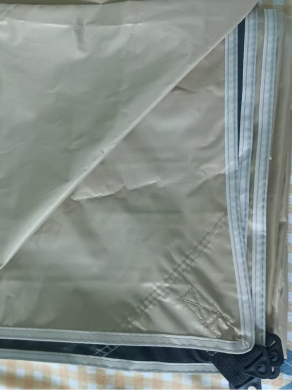 Árnyékoló ponyva sátorhoz, 210D Oxford anyag, vízálló 2000 mm, négyszögletes formájú