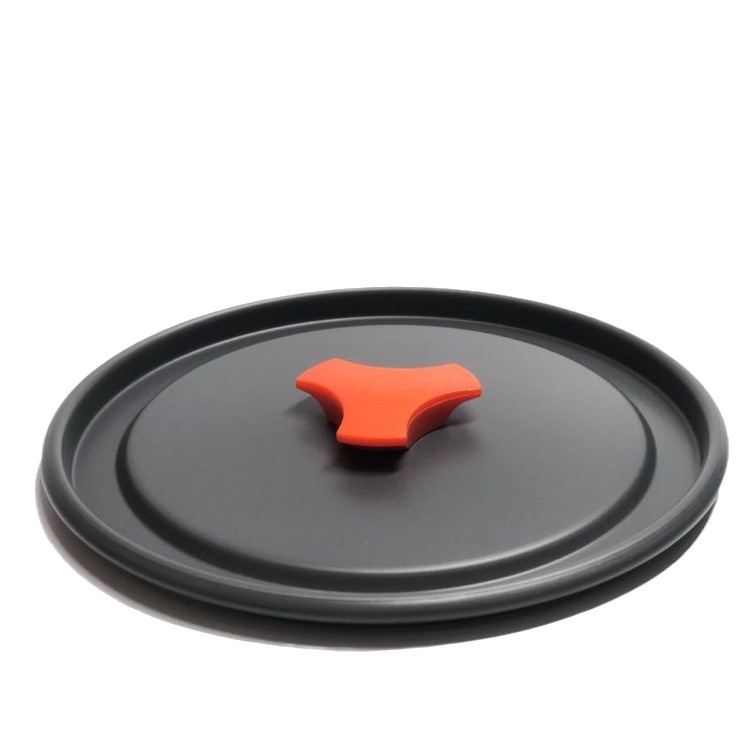 Vanjski sklopivi set posuđa za 2-3 osobe, 3 dijela, prenosni, aluminijska legura, Model 328, Težina 700 g