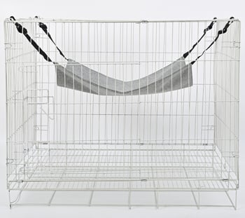 Κρεβατάκι γάτας για κλουβί, από ύφασμα (Υλικό: Ύφασμα; Προορίζεται: Γάτα; Κατηγορία: Καταφύγιο, Κλουβί)