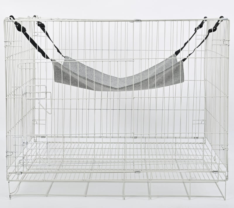 Κρεβατάκι γάτας για κλουβί, από ύφασμα (Υλικό: Ύφασμα; Προορίζεται: Γάτα; Κατηγορία: Καταφύγιο, Κλουβί)