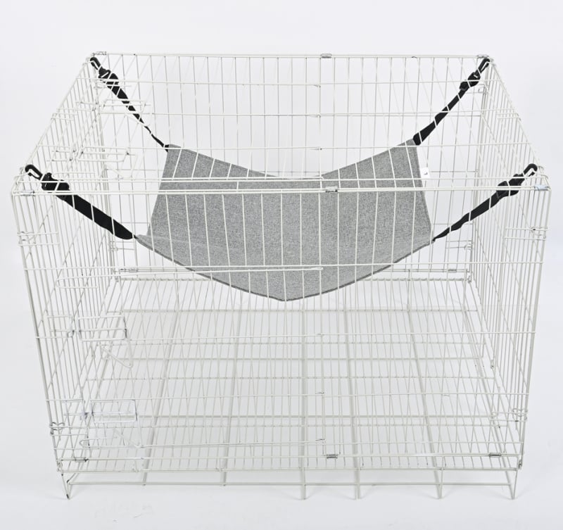 Κρεβατάκι γάτας για κλουβί, από ύφασμα (Υλικό: Ύφασμα; Προορίζεται: Γάτα; Κατηγορία: Καταφύγιο, Κλουβί)