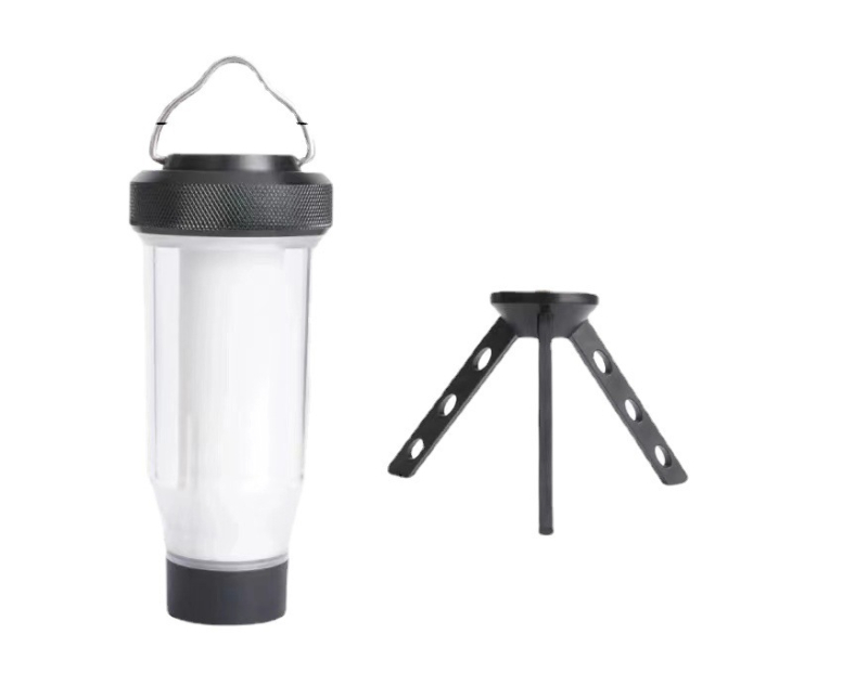 LED kamping svjetlo s punjivim napajanjem, kuka za šator, dodirni prekidač, 5V 3W, prijenosno