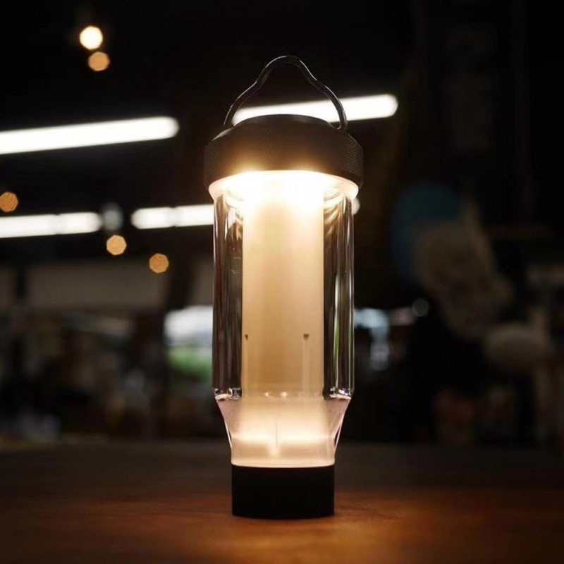 LED kamping svjetlo s punjivim napajanjem, kuka za šator, dodirni prekidač, 5V 3W, prijenosno