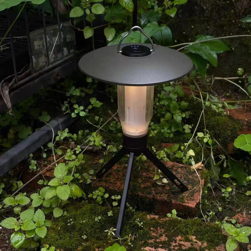LED kamping svjetlo s punjivim napajanjem, kuka za šator, dodirni prekidač, 5V 3W, prijenosno