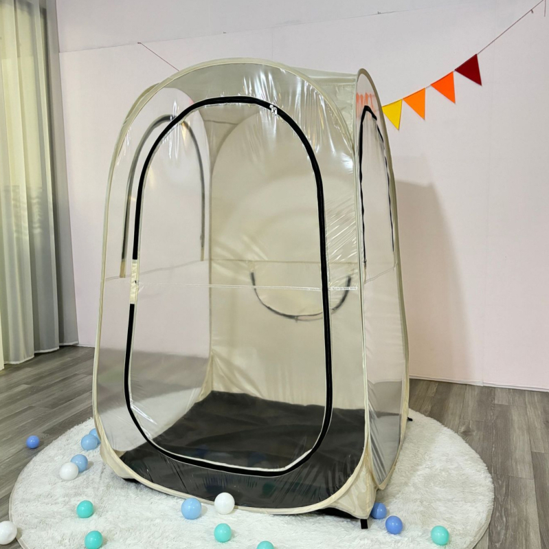 Jednoosobni vanjski šator za ribolov, protiv komaraca, brz početni setup bez montaže, unutarnji šator od PVC, težina 2,1 kg
