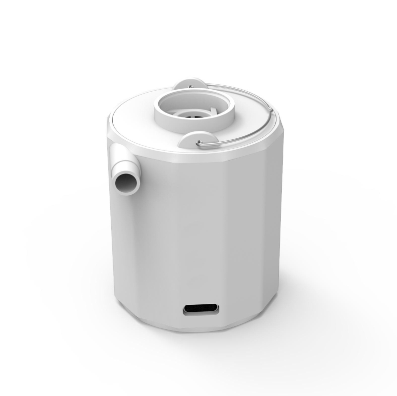 Vanjska mini pumpa za nafukivanje s osvjetljenjem šatora i svjetlom za nužne situacije, bežično skladištenje (Težina 89 g; Pritisak nadiranja 4,5 kPa; Namijenjena za šatore, nadučene krevete, kaučeve i jastuke)