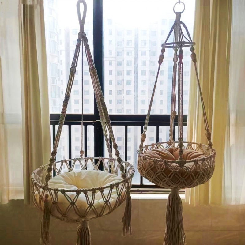 Platneno mačje gnijezdo s visećim hamakom – gnijezdo za mačke i viseća kućica za kućne ljubimce