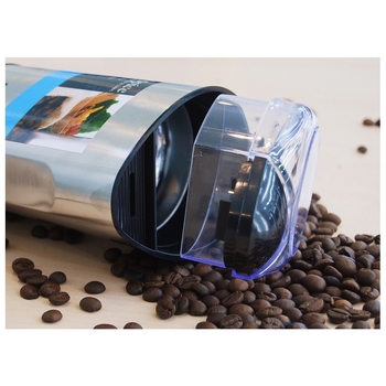 GATER φορητός μίνι ηλεκτρικός μύλος για κόκκους καφέ και τσίλι, ανοξείδωτο ατσάλι