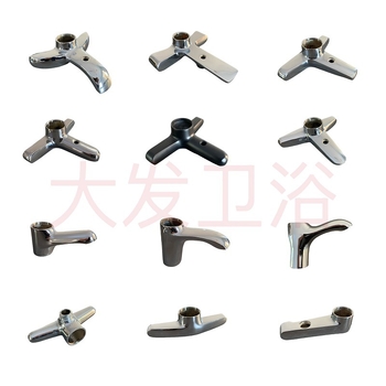 Set de robinete din aliaj de zinc, turnat prin nisip, cu miez ceramic al valvei, finisaj electroplatat, stil modern minimalist, structură cu legătură dublă