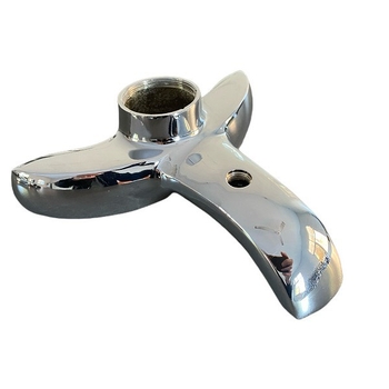 Set de robinete din aliaj de zinc, turnat prin nisip, cu miez ceramic al valvei, finisaj electroplatat, stil modern minimalist, structură cu legătură dublă