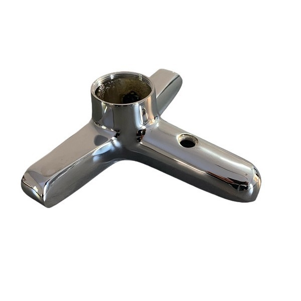 Set de robinete din aliaj de zinc, turnat prin nisip, cu miez ceramic al valvei, finisaj electroplatat, stil modern minimalist, structură cu legătură dublă