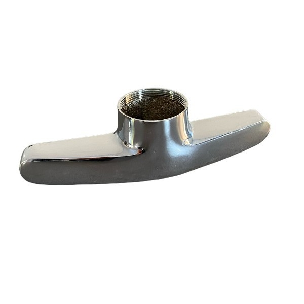 Set de robinete din aliaj de zinc, turnat prin nisip, cu miez ceramic al valvei, finisaj electroplatat, stil modern minimalist, structură cu legătură dublă