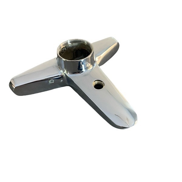 Set de robinete din aliaj de zinc, turnat prin nisip, cu miez ceramic al valvei, finisaj electroplatat, stil modern minimalist, structură cu legătură dublă