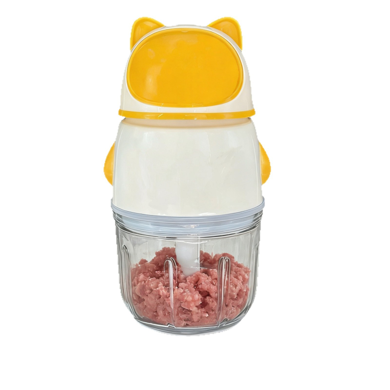 Višefunkcionalni uređaj za pripremu bebine hrane s mljevenjem mesa, usitnjavanjem leda, miješanjem, dodatkom bebine prehrane i visokobrzinskim šlaganjem