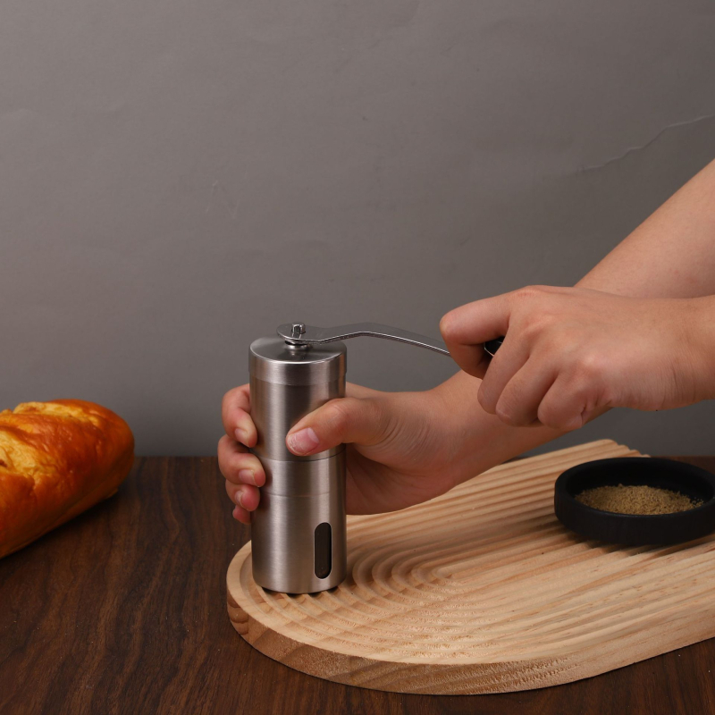 Yanxi ръчна мелница за кафе от неръждаема стомана 304, модел YX253312, за смилане на кафе зърна