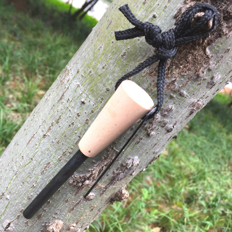 Baoxing Prijenosni vanjski flint s drvenom ručkom – model 8×80, težina 50 g, pogodno za 1–2 osobe, otporan na vjetar