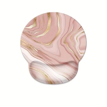 Covoraș de mouse din cauciuc pentru femei, pentru uz la birou, spumă cu memorie, confortabil, gros, antiderapant, suport pentru încheietura mâinii pentru mouse-ul computerului