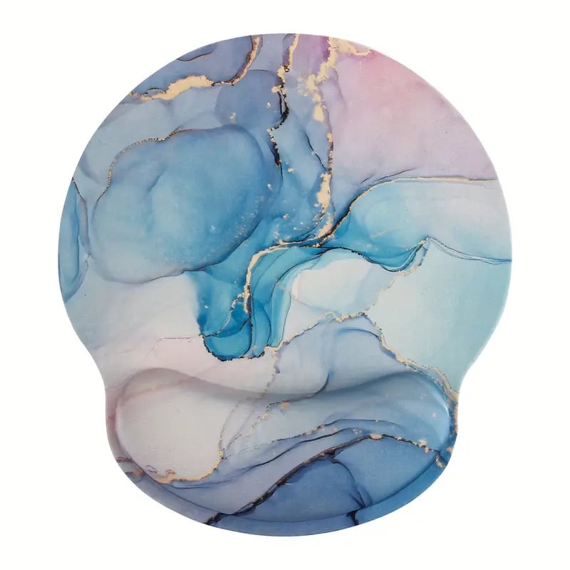 Covoraș de mouse din cauciuc pentru femei, pentru uz la birou, spumă cu memorie, confortabil, gros, antiderapant, suport pentru încheietura mâinii pentru mouse-ul computerului