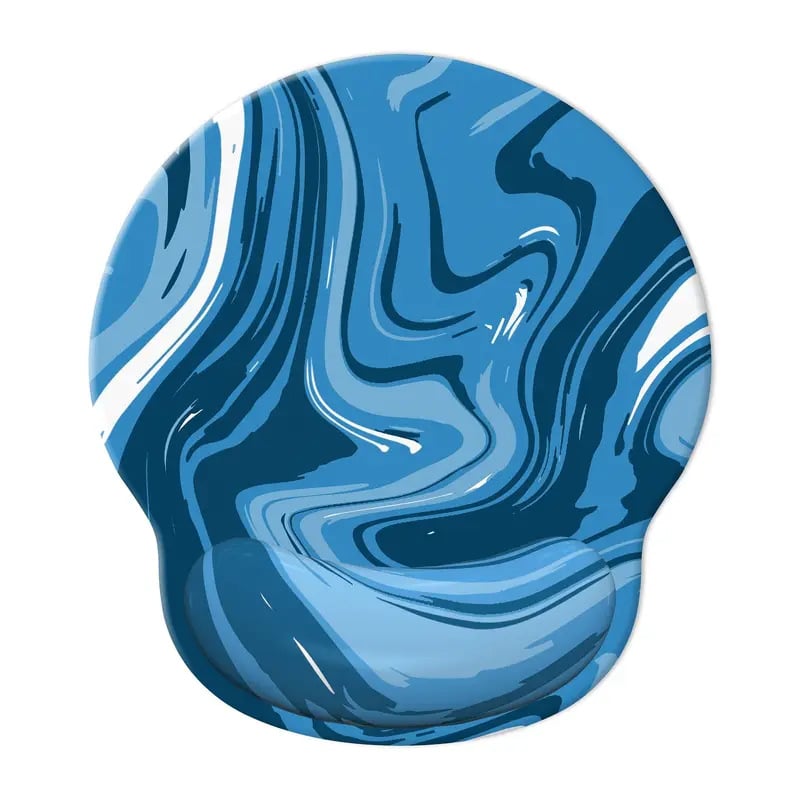 Covoraș de mouse din cauciuc pentru femei, pentru uz la birou, spumă cu memorie, confortabil, gros, antiderapant, suport pentru încheietura mâinii pentru mouse-ul computerului