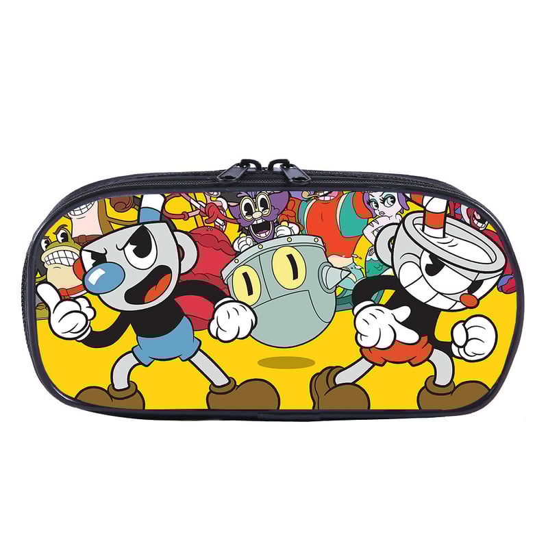 Pernica u obliku šalice za čaj s temom igre za djecu i učenike osnovne škole, višenamjenska pernica, torba za pohranu pribora za pisanje, izrađena po mjeri s priloženim slikama.