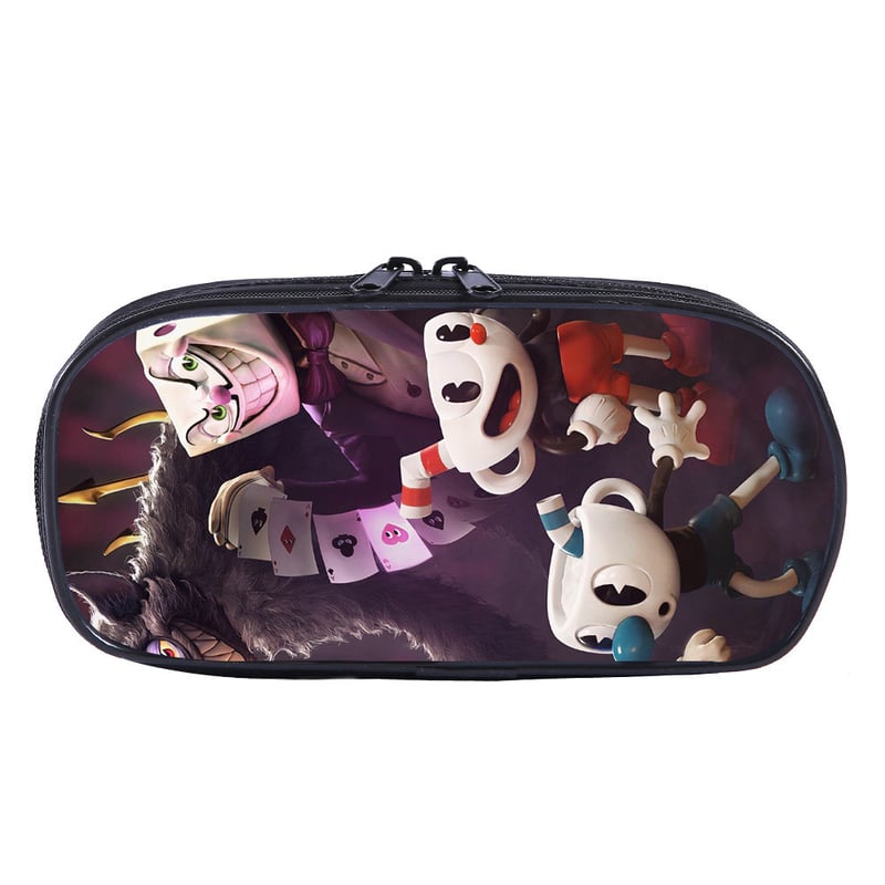 Pernica u obliku šalice za čaj s temom igre za djecu i učenike osnovne škole, višenamjenska pernica, torba za pohranu pribora za pisanje, izrađena po mjeri s priloženim slikama.