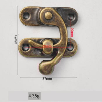 Antik fém csat, borosdoboz csat, ajándékdoboz csat, szarvcsat, rejtett doboz csat, gyönyörű új kínai stílus.