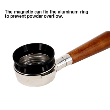 Δοσομετρικό δαχτυλίδι για μηχανές εσπρέσο — αλουμινένιο κράμα, παγκόσμια εφαρμογή, προστασία από σκόνη, απλός σχεδιασμός