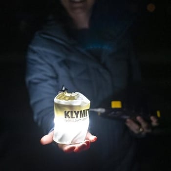 Naduvna LED kamping lampa s kinetičkom energijom, podesiva jačina svjetla (4.5V, 7W)