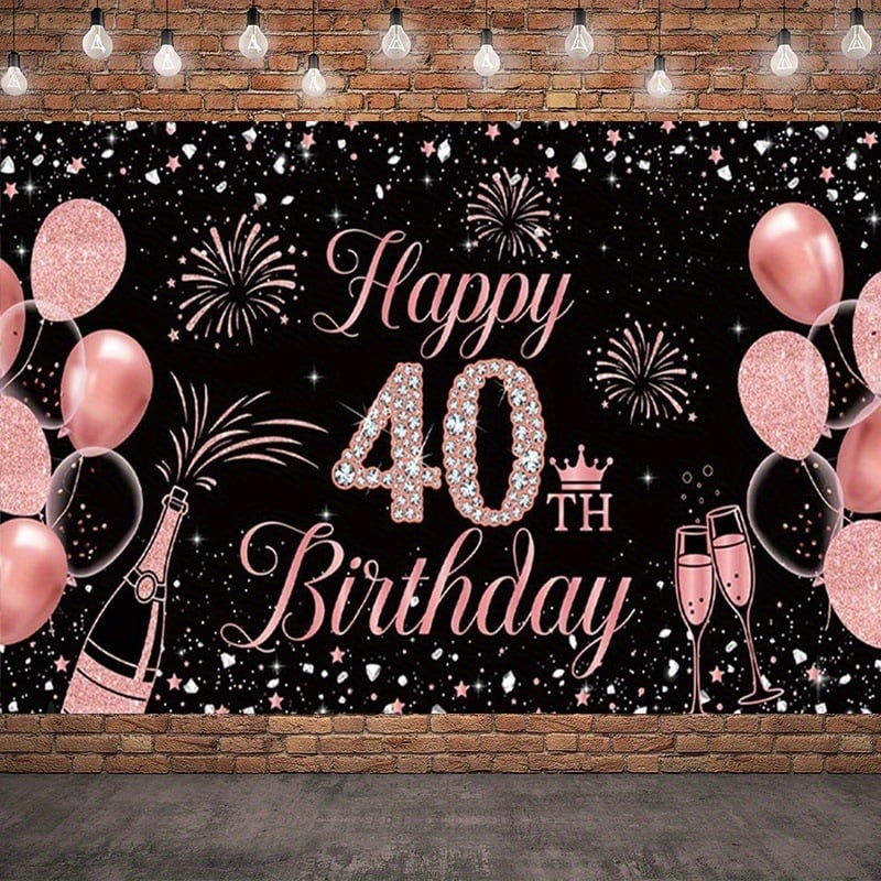 Διασυνοριακό μαύρο και χρυσό φόντο γενεθλίων, ύφασμα υψηλής ποιότητας για φωτογραφία σκηνής, στηρίγματα και διακοσμήσεις πάρτι γενεθλίων.