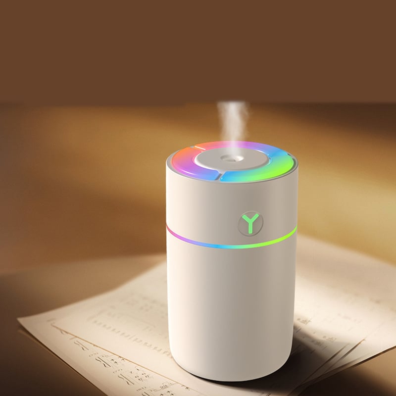 Új CL25 színes párásító, mini asztali autós permetező, hétszínű csendes aromaterápia, otthoni hangulatvilágítás