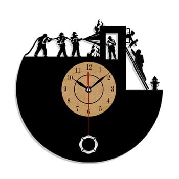 Ceas de perete acrilic creativ pentru alpinism nordic, decorare cameră de zi, ceas de casă, artă, alpinism, ceas de perete cu placă și CD