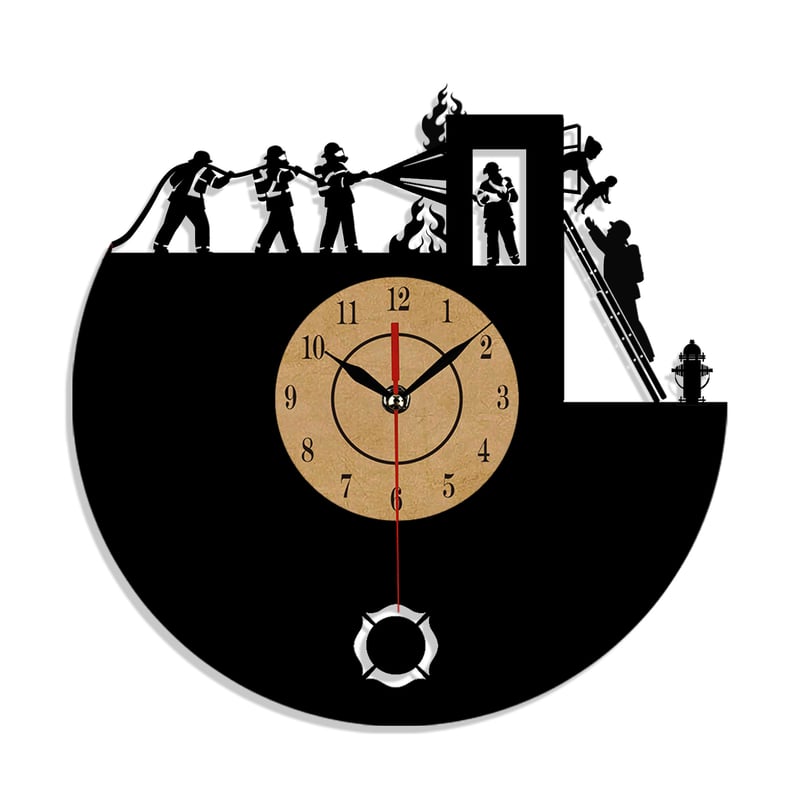 Ceas de perete acrilic creativ pentru alpinism nordic, decorare cameră de zi, ceas de casă, artă, alpinism, ceas de perete cu placă și CD