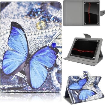 10,1-инчов калъф за таблет с анимационен дизайн, универсален защитен калъф, кожен калъф за стойка за обучаваща машина