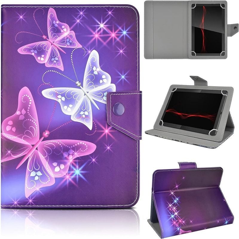 10,1-инчов калъф за таблет с анимационен дизайн, универсален защитен калъф, кожен калъф за стойка за обучаваща машина